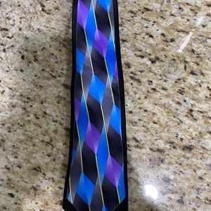 Mens Arrow Silk Tie Colorful Retro OS